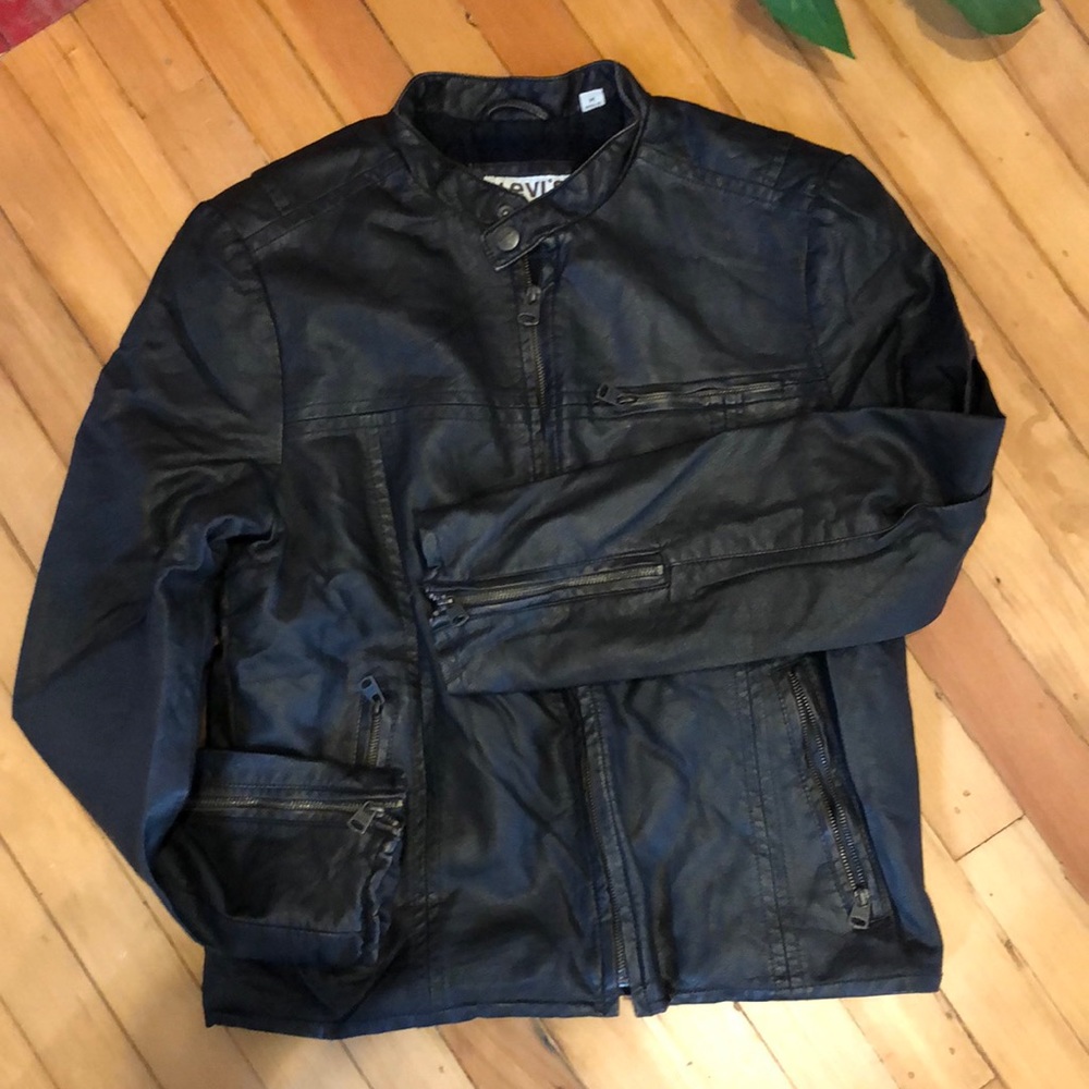 Men’s Levi faux leather jacket